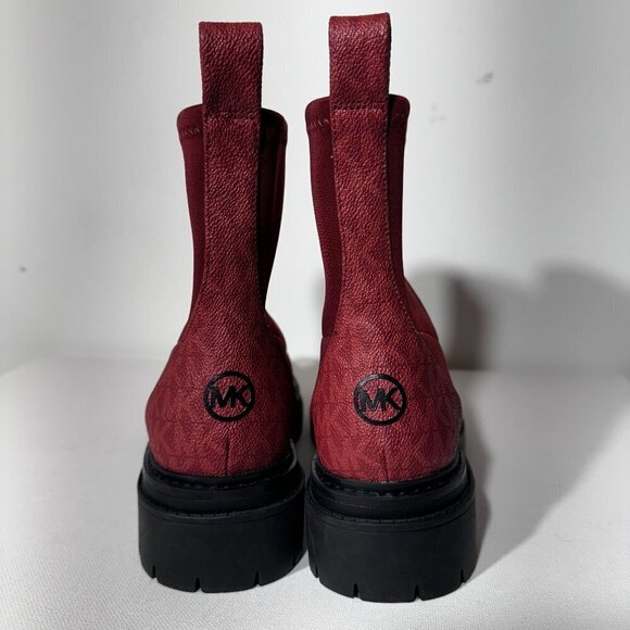 NWOT - Michael Kors Comet Lug-Sole Ankle Boots in Stretch Fabric - Size 6.5 - Picture 12 of 12